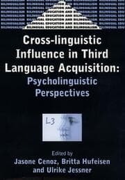 Cover von Cross-Linguistic Influence in Third Language Acquisition