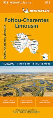 Cover von Michelin Poitou-Charentes, Limousin
