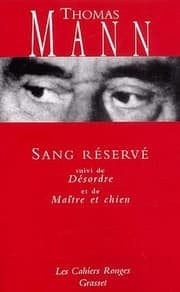 Cover von Sang réservé suivi de Désordre et de Maître et chien