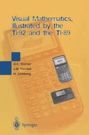 Cover von Visual Mathematics, Illustrated by the TI-92 and the TI-89