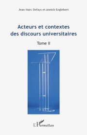 Cover von Acteurs et contextes des discours universitaires