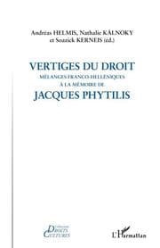 Cover von Vertiges du droit