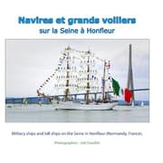Cover von Navires et grands voiliers sur la Seine à Honfleur