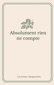 Cover von Absolument rien ne compte