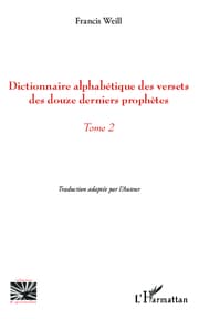 Cover von Dictionnaire alphabétique des versets des douze derniers prophètes