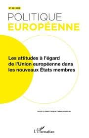Cover von Les attitudes à l'égard de l'Union européenne dans les nouveaux Etats membres