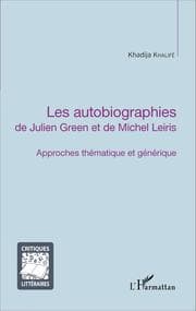 Cover von Les autobiographies de Julien Green et de Michel Leiris