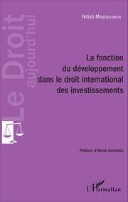Cover von La fonction du développement dans le droit international des investissements