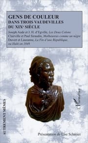 Cover von Gens de couleur dans trois vaudevilles du XIXe siècle