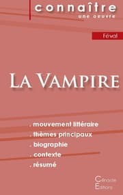 Cover von Fiche de lecture La Vampire de Paul Féval (Analyse littéraire de référence et résumé complet)