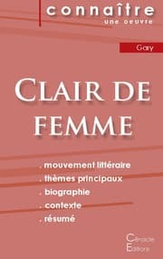 Cover von Fiche de lecture Clair de femme de Romain Gary