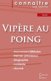 Cover von Fiche de lecture Vipère au poing de Hervé Bazin (Analyse littéraire de référence et résumé complet)