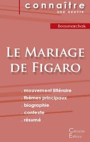 Cover von Fiche de lecture Le Mariage de Figaro de Beaumarchais (Analyse littéraire de référence et résumé complet)