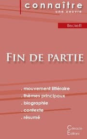 Cover von Fiche de lecture Fin de partie de Samuel Beckett (Analyse littéraire de référence et résumé complet)
