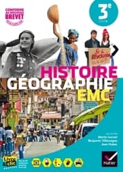 Cover von Histoire Géographie EMC (Enseignement Moral et Civique) 3e - édition 2016