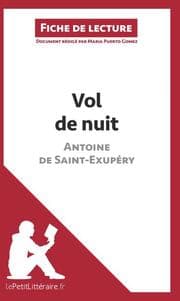 Cover von Vol de nuit d'Antoine de Saint-Exupéry (Fiche de lecture)
