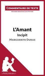 Cover von L'Amant de Marguerite Duras - Incipit