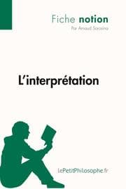 Cover von L'interprétation (Fiche notion)