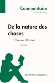 Cover von De la nature des choses de Lucrèce - L'homme et la mort (Commentaire)
