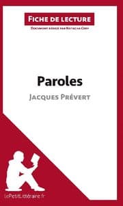 Cover von Paroles de Jacques Prévert (Fiche de lecture)
