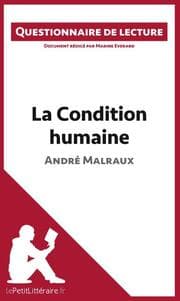 Cover von La Condition humaine d'André Malraux