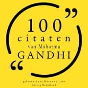 Cover von 100 citaten van Mahatma Gandhi