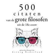 Cover von 500 citaten van de grote filosofen uit de 18e eeuw