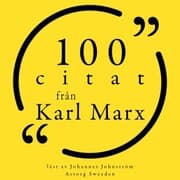 Cover von 100 citat från Karl Marx