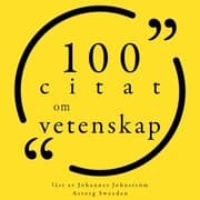 Cover von 100 citat om vetenskap