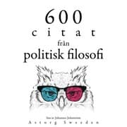 Cover von 600 citat från politisk filosofi