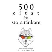 Cover von 500 citat från stora tänkare