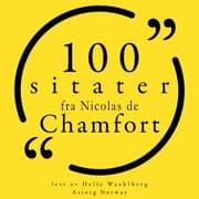 Cover von 100 sitater av Nicolas de Chamfort
