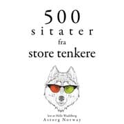 Cover von 500 sitater fra store tenkere