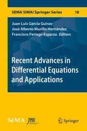 Cover von Recent Advances in Differential Equations and Applications