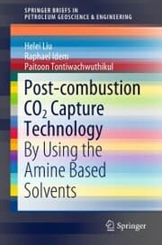 Cover von Post-combustion CO2 Capture Technology