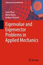 Cover von Eigenvalue and Eigenvector Problems in Applied Mechanics