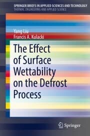 Cover von The Effect of Surface Wettability on the Defrost Process
