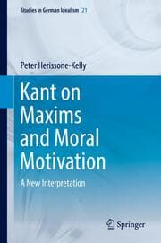 Cover von Kant on Maxims and Moral Motivation