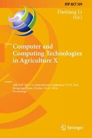 Cover von Computer and Computing Technologies in Agriculture X
