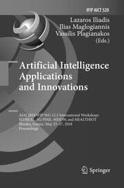 Cover von Artificial Intelligence Applications and Innovations