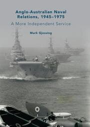 Cover von Anglo-Australian Naval Relations, 1945-1975