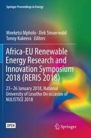 Cover von Africa-EU Renewable Energy Research and Innovation Symposium 2018 (RERIS 2018)