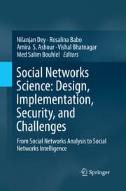 Cover von Social Networks Science: Design, Implementation, Security, and Challenges