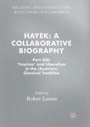 Cover von Hayek: A Collaborative Biography