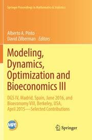 Cover von Modeling, Dynamics, Optimization and Bioeconomics III