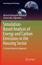 Cover von Simulation-Based Analysis of Energy and Carbon Emissions in the Housing Sector