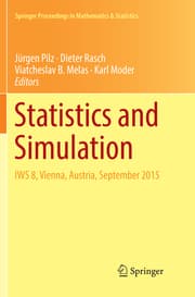 Cover von Statistics and Simulation