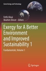 Cover von Exergy for A Better Environment and Improved Sustainability 1