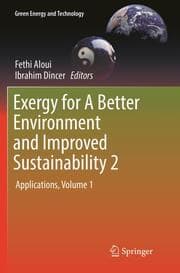 Cover von Exergy for A Better Environment and Improved Sustainability 2