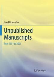 Cover von Unpublished Manuscripts